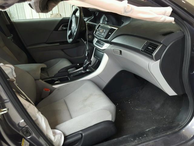 1HGCR2F33EA186555 - 2014 HONDA ACCORD LX GRAY photo 5