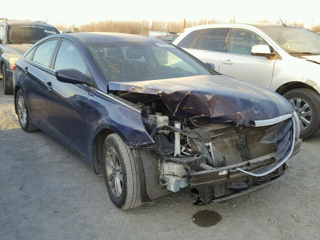 5NPEB4AC8DH682716 - 2013 HYUNDAI SONATA GLS BLUE photo 1