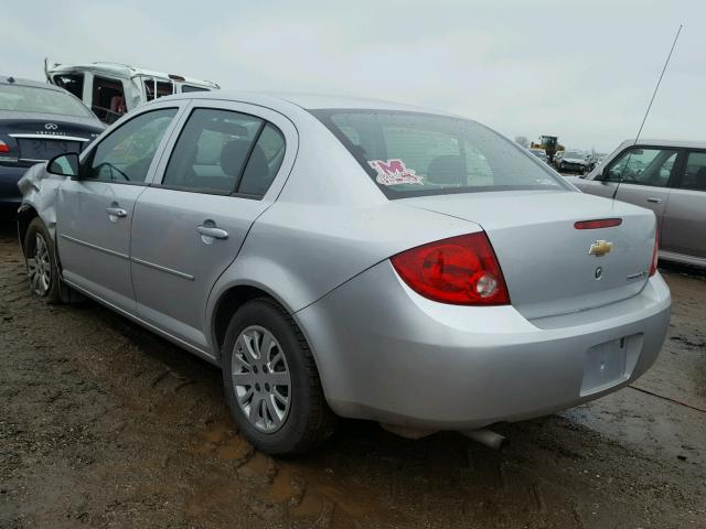 1G1AD5F52A7181757 - 2010 CHEVROLET COBALT 1LT SILVER photo 3