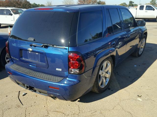 1GNET13H662215732 - 2006 CHEVROLET TRAILBLAZE BLUE photo 4