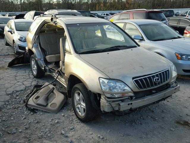 JTJHF10U220237986 - 2002 LEXUS RX 300 GOLD photo 1