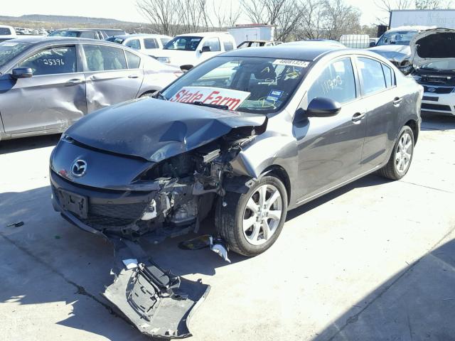 JM1BL1VF9B1474190 - 2011 MAZDA 3 I GRAY photo 2