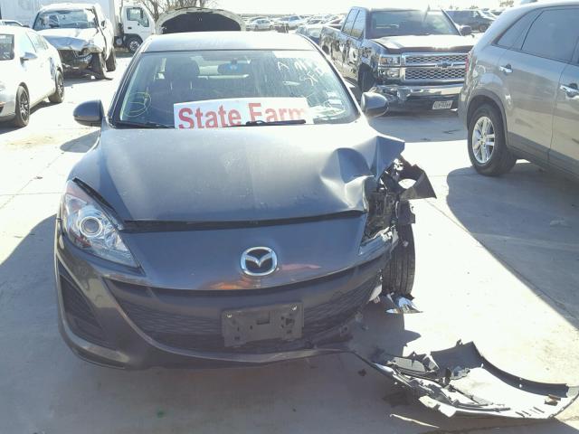 JM1BL1VF9B1474190 - 2011 MAZDA 3 I GRAY photo 9