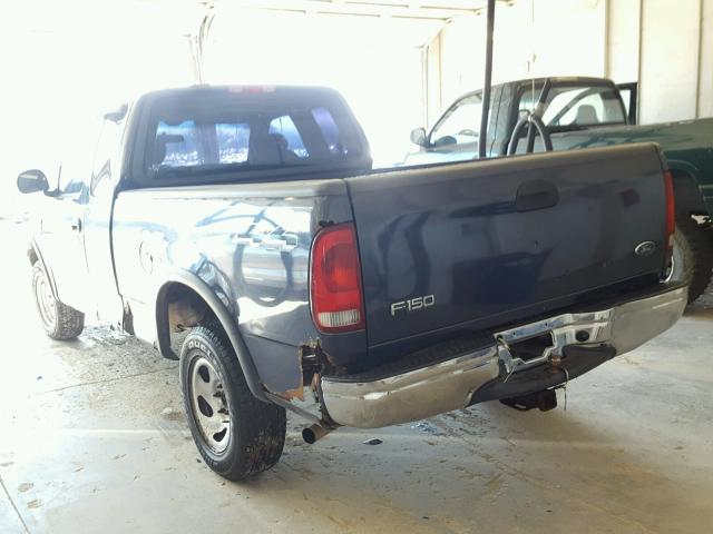 1FTRX18W53NB31563 - 2003 FORD F150 BLUE photo 3