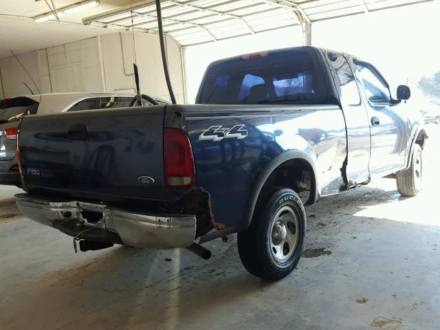 1FTRX18W53NB31563 - 2003 FORD F150 BLUE photo 4