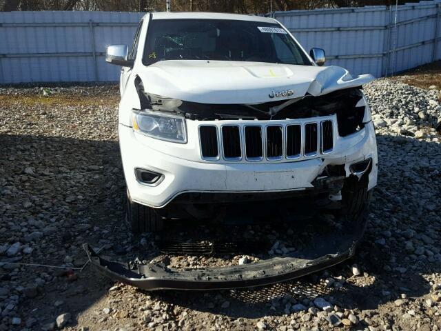 1C4RJFBG5EC127690 - 2014 JEEP GRAND CHER WHITE photo 9