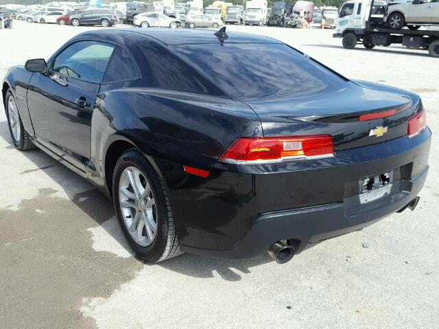 2G1FA1E31E9254192 - 2014 CHEVROLET CAMARO LS BLACK photo 3