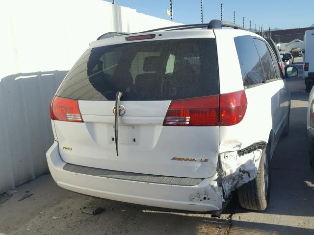 5TDZA23C04S201230 - 2004 TOYOTA SIENNA CE WHITE photo 4