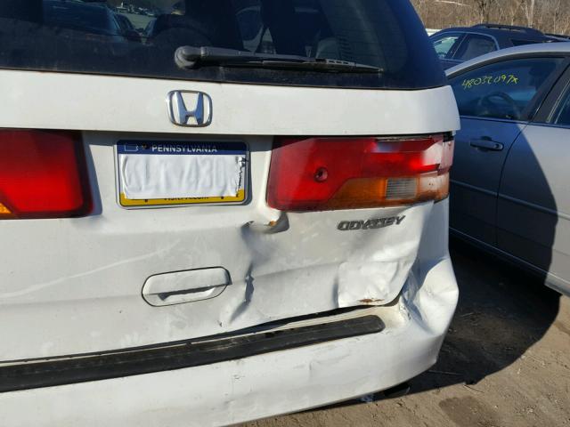 5FNRL18993B062770 - 2003 HONDA ODYSSEY EX WHITE photo 9