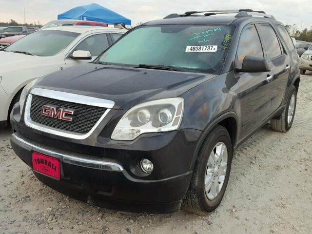 1GKKRPED8CJ129500 - 2012 GMC ACADIA SLE BLACK photo 2