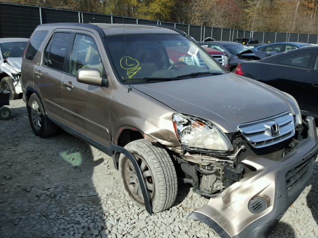 SHSRD789X5U320676 - 2005 HONDA CR-V SE TAN photo 1