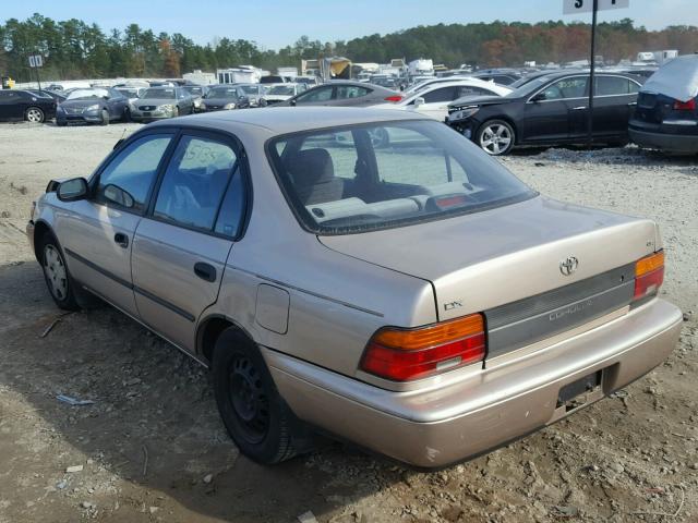 1NXAE09B4SZ321315 - 1995 TOYOTA COROLLA LE GOLD photo 3