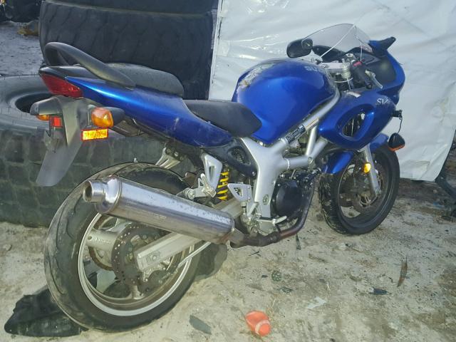 JS1VP52A222105581 - 2002 SUZUKI SV650 S BLUE photo 4