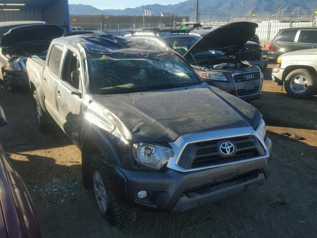 3TMLU4EN0FM173682 - 2015 TOYOTA TACOMA DOU GRAY photo 1