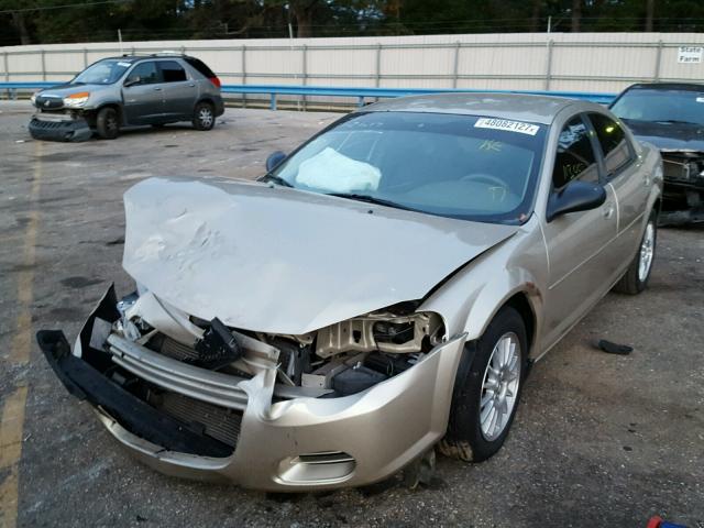 1C3EL46X16N236357 - 2006 CHRYSLER SEBRING GOLD photo 2