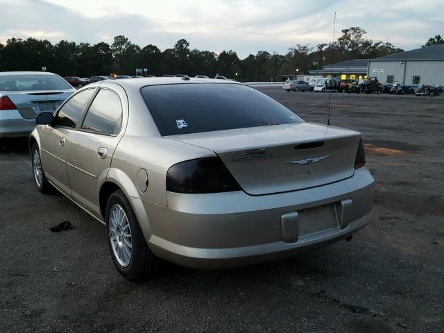 1C3EL46X16N236357 - 2006 CHRYSLER SEBRING GOLD photo 3