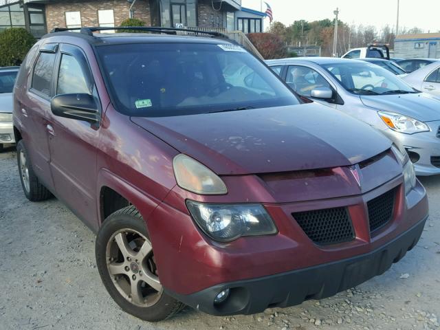 3G7DB03E22S555934 - 2002 PONTIAC AZTEK RED photo 1