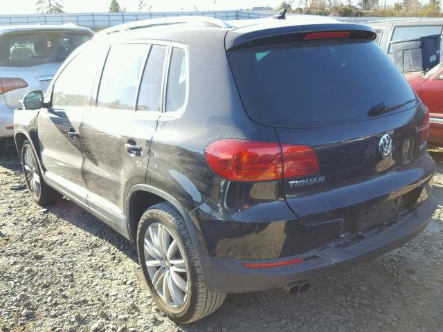 WVGAV7AX1FW608735 - 2015 VOLKSWAGEN TIGUAN S BLACK photo 3