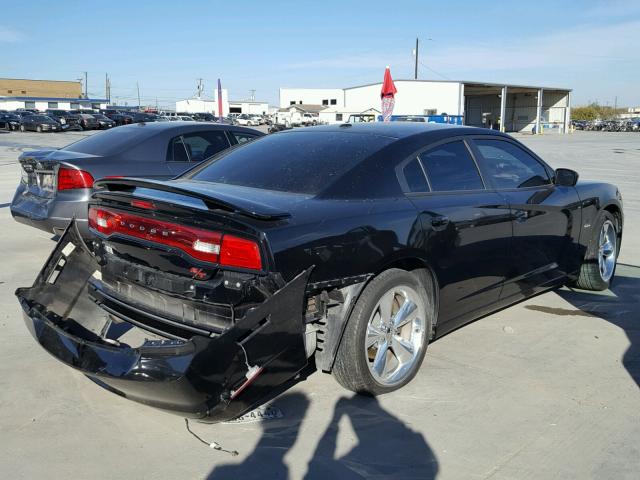 2C3CDXCT2EH334361 - 2014 DODGE CHARGER R/ BLACK photo 4