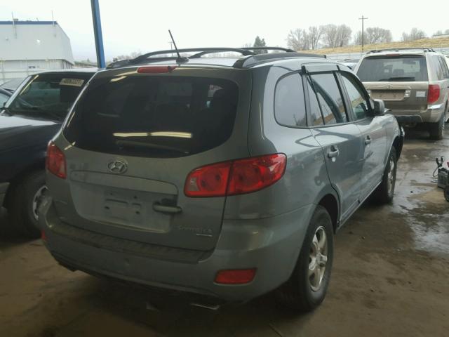 5NMSG73D67H069748 - 2007 HYUNDAI SANTA FE G GRAY photo 4