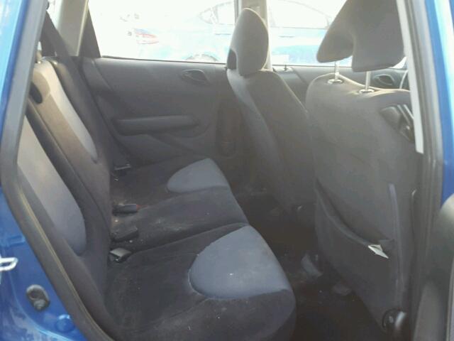 JHMGD38627S022012 - 2007 HONDA FIT S ლურჯი ფოტო 6