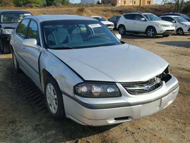 2G1WF55K829360375 - 2002 CHEVROLET IMPALA SILVER photo 1
