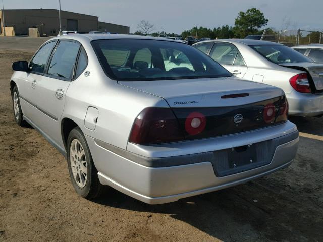 2G1WF55K829360375 - 2002 CHEVROLET IMPALA SILVER photo 3