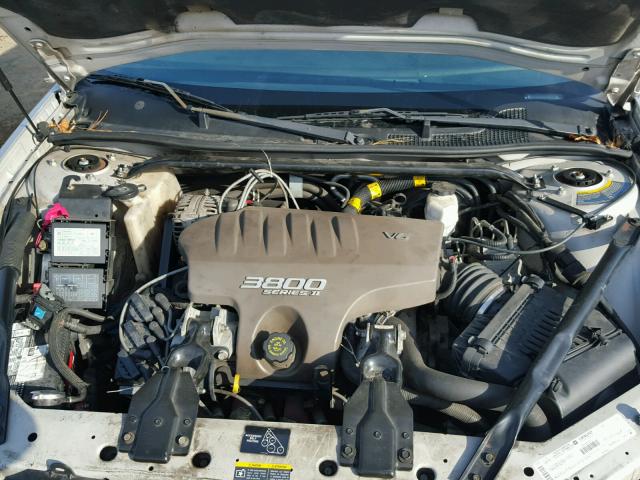 2G1WF55K829360375 - 2002 CHEVROLET IMPALA SILVER photo 7