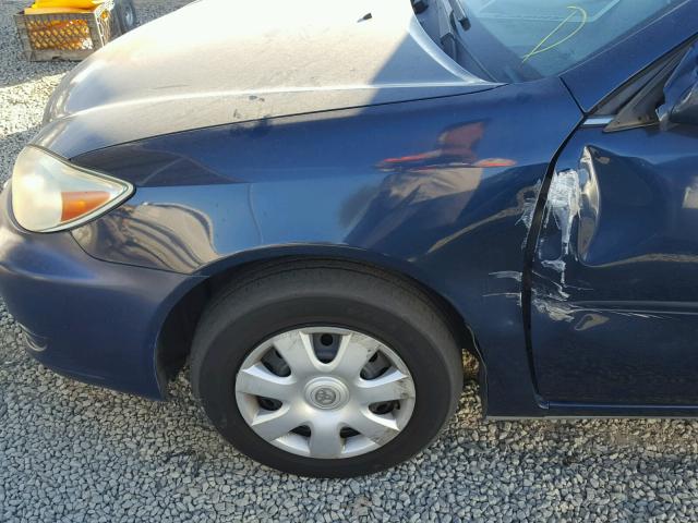 4T1BE32K24U349519 - 2004 TOYOTA CAMRY LE ლურჯი ფოტო 9