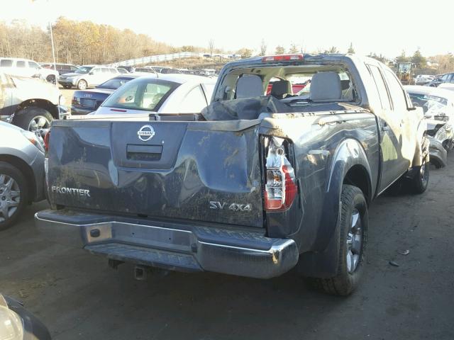 1N6AD0FV7CC432449 - 2012 NISSAN FRONTIER S GRAY photo 4