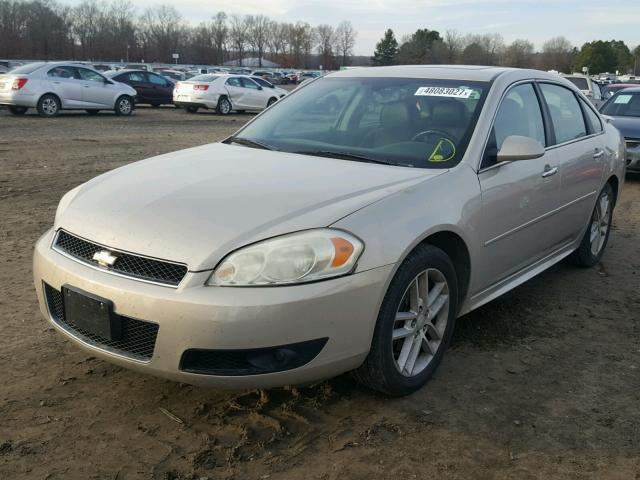 2G1WC5E31C1156034 - 2012 CHEVROLET IMPALA LTZ CREAM photo 2