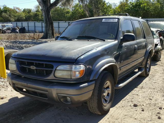 1FMZU83P1YZB74987 - 2000 FORD EXPLORER X BLUE photo 2