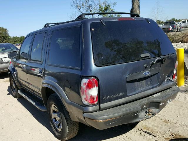 1FMZU83P1YZB74987 - 2000 FORD EXPLORER X BLUE photo 3