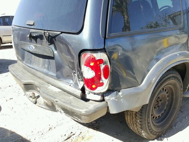 1FMZU83P1YZB74987 - 2000 FORD EXPLORER X BLUE photo 9