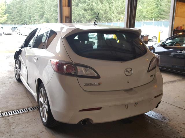 JM1BL1K60B1472607 - 2011 MAZDA 3 S WHITE photo 3