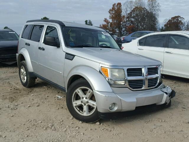 1D8GU58K37W657759 - 2007 DODGE NITRO SLT SILVER photo 1