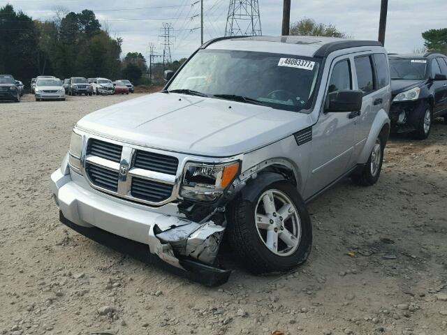 1D8GU58K37W657759 - 2007 DODGE NITRO SLT SILVER photo 2