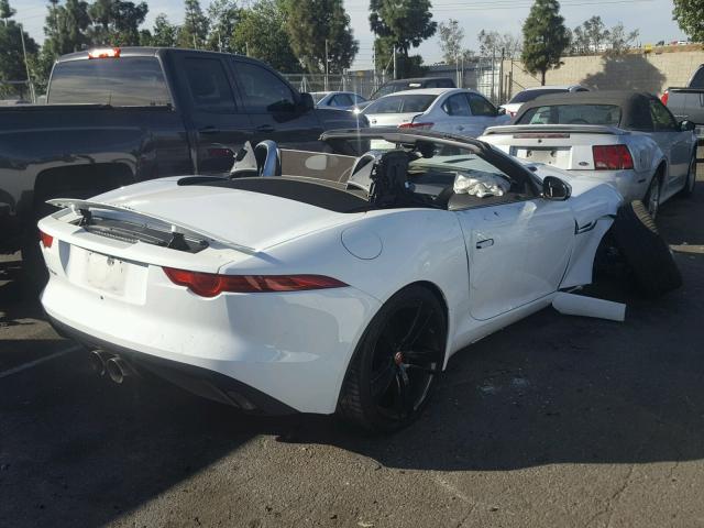 SAJWA6ET5G8K30286 - 2016 JAGUAR F-TYPE WHITE photo 4