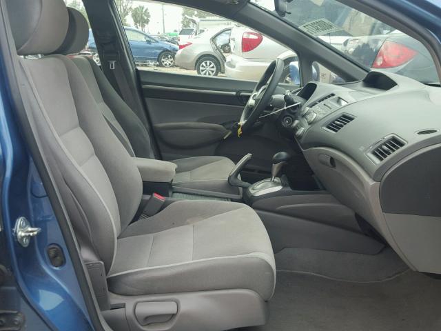 1HGFA16836L042262 - 2006 HONDA CIVIC EX Mavi foto 5