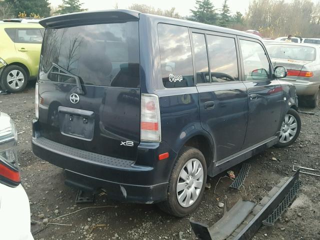 JTLKT324240146069 - 2004 TOYOTA SCION XB Azul foto 4