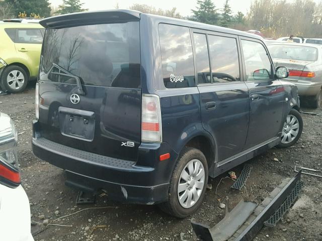 JTLKT324240146069 - 2004 TOYOTA SCION XB BLUE photo 4