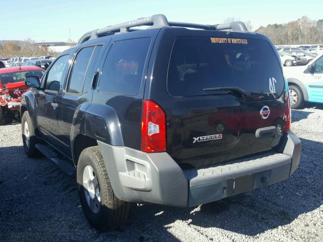 5N1AN08U57C537965 - 2007 NISSAN XTERRA OFF BLACK photo 3