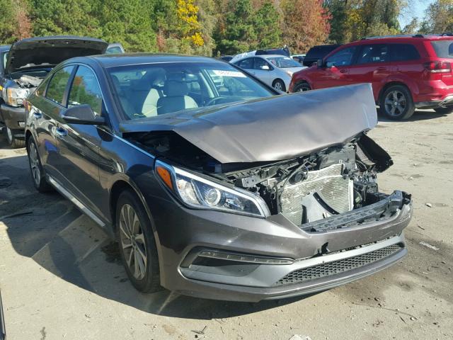 5NPE34AF6HH501075 - 2017 HYUNDAI SONATA SPO GRAY photo 1