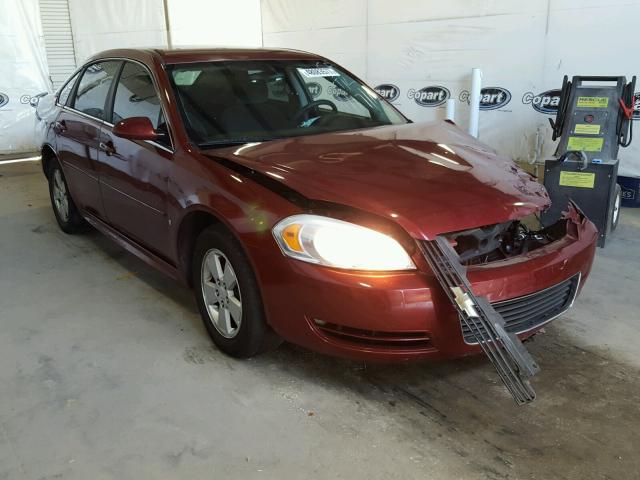 2G1WT57N191131061 - 2009 CHEVROLET IMPALA 1LT BURGUNDY photo 1