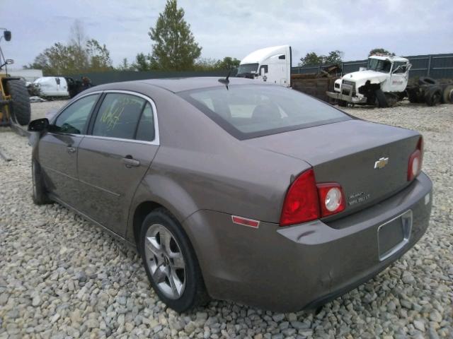 1G1ZC5EB3AF320670 - 2010 CHEVROLET MALIBU 1LT BROWN photo 3