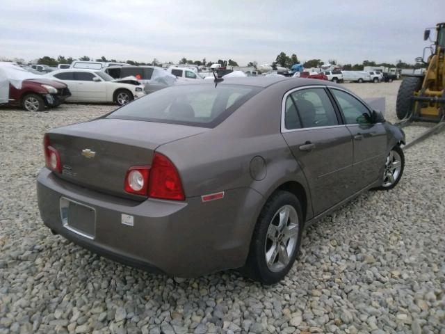 1G1ZC5EB3AF320670 - 2010 CHEVROLET MALIBU 1LT BROWN photo 4
