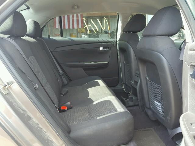1G1ZC5EB3AF320670 - 2010 CHEVROLET MALIBU 1LT BROWN photo 6
