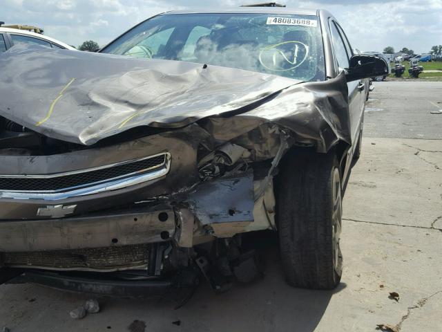 1G1ZC5EB3AF320670 - 2010 CHEVROLET MALIBU 1LT BROWN photo 9