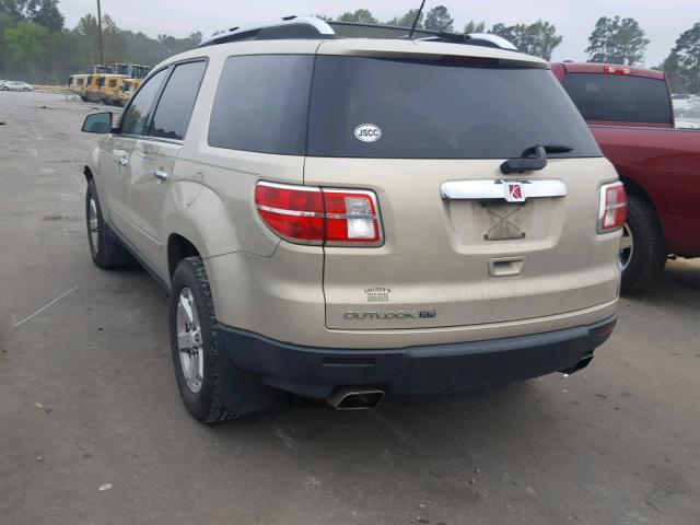 5GZER23738J157882 - 2008 SATURN OUTLOOK XR ოქროსფერი ფოტო 3