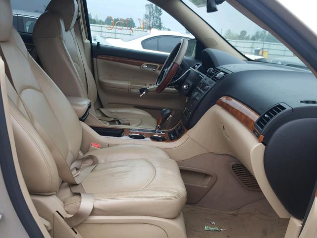 5GZER23738J157882 - 2008 SATURN OUTLOOK XR ოქროსფერი ფოტო 5